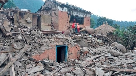 Nepal witnessed a 6.3 magnitude earthquake on Wednesday which killed four children and two adults and left several injured after houses collapsed in the western district of Doti, and shook New Delhi in neighbouring India.(REUTERS)