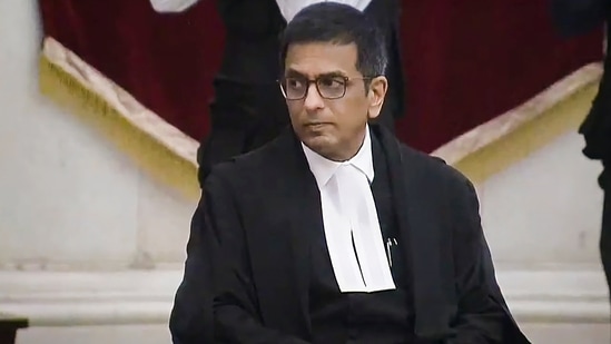 Last Month, the Centre Government notified the name of Dr Justice Dhananjaya Yashwant Chandrachud, Judge of the Supreme Court, as the Chief Justice of India, with effect from November 9, 2022.(PTI)