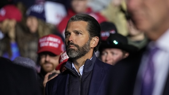 US Midterm Elections Results: Donald Trump Jr. during a rally of his father. (AFP)