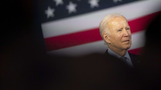 Joe Biden: US President Joe Biden speaks at a campaign rally.(AFP)