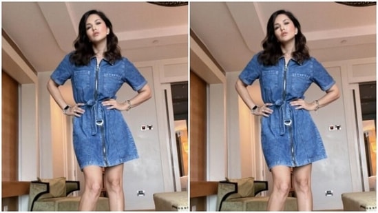“Loved this look,” Sunny captioned her pictures. Well, so did we. (Instagram/@sunnyleone)