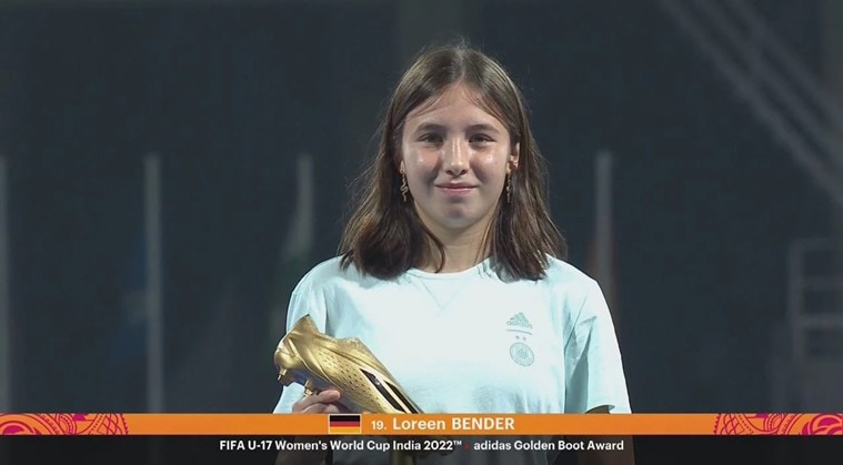 Loreen Bender won the Golden Boot
