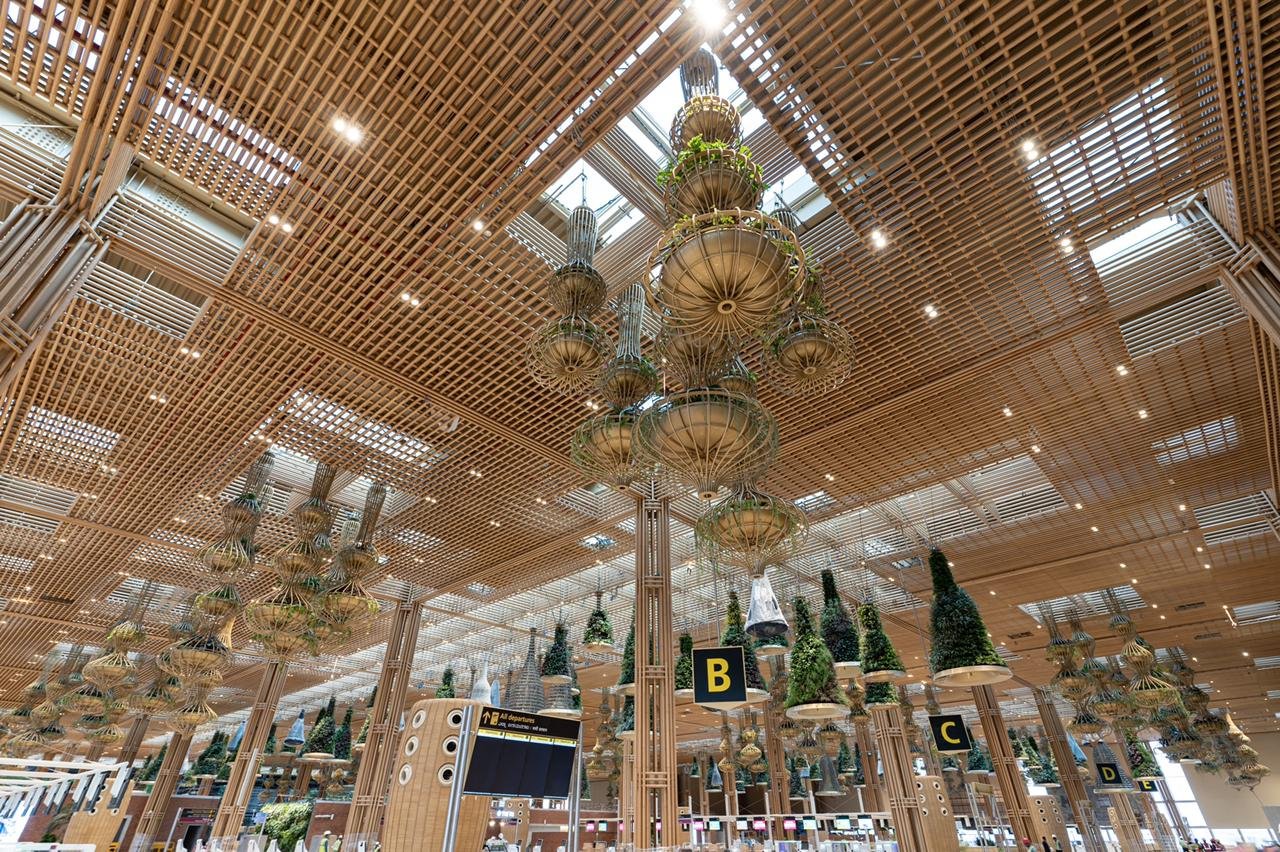 The new terminal is designed as a tribute to one of Bengaluru's older titles - Garden City, with passenger experience meant to be like a “walk in the garden”. (ANI) The new terminal is designed as a tribute to one of Bengaluru's older titles - Garden City, with passenger experience meant to be like a “walk in the garden”. (ANI)