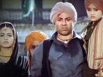 Sunny Deol with Ameesha Patel in Gadar: Ek Prem Katha. Sunny Deol with Ameesha Patel in Gadar: Ek Prem Katha.
