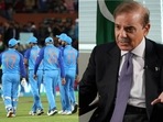Indian team; Pakistan PM Shehbaz Sharif Indian team; Pakistan PM Shehbaz Sharif