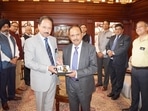 India's national security advisor Ajit Dova at National Defence College.
