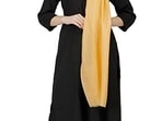 Scarves help one make a chic fashion statement. 