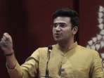 Tejasvi Surya was speaking at an event in Gujarat ahead of next month's Assembly polls.