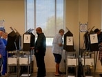 Voters also chose governors in 36 states, largely along expected lines with Democrats winning New York, Pennsylvania, Michigan, and Wisconsin, while Republicans held on to Georgia and Texas among other states. (REUTERS) Voters also chose governors in 36 states, largely along expected lines with Democrats winning New York, Pennsylvania, Michigan, and Wisconsin, while Republicans held on to Georgia and Texas among other states. (REUTERS)