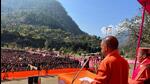 Uttar Pradesh chief minister Yogi Adityanath addressing a public meeting in Kullu district of Himachal Pradesh on Thursday. (SOURCED IMAGE) Uttar Pradesh chief minister Yogi Adityanath addressing a public meeting in Kullu district of Himachal Pradesh on Thursday. (SOURCED IMAGE)
