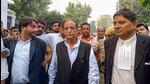 Samajwadi Party leader Azam Khan leaves from session court in Rampur on October 27. (PTI) Samajwadi Party leader Azam Khan leaves from session court in Rampur on October 27. (PTI)