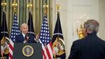 US President Joe Biden responds to a question during a press conference a day after the US midterm elections, from the State Dining Room of the White House in Washington, DC, on Wednesday. (AFP) US President Joe Biden responds to a question during a press conference a day after the US midterm elections, from the State Dining Room of the White House in Washington, DC, on Wednesday. (AFP)