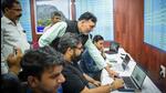 Delhi AAP convener at the party’s war room, launched ahead of the MCD polls slated for December 4. (Sanchit Khanna/HT Photo) Delhi AAP convener at the party’s war room, launched ahead of the MCD polls slated for December 4. (Sanchit Khanna/HT Photo)