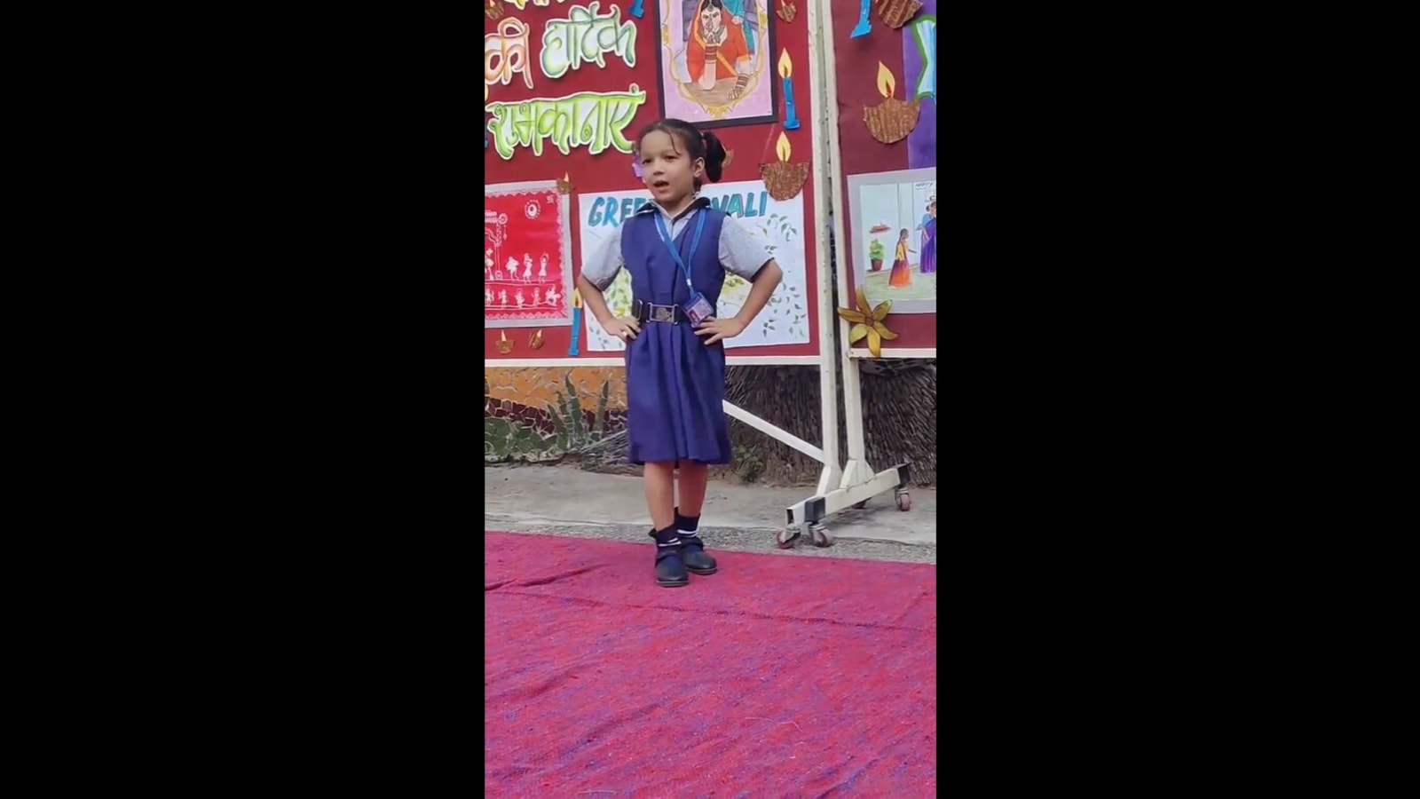 Little girl's adorable dance for her school function goes viral. Watch