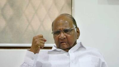 Nationalist Congress Party (NCP) chief Sharad Pawar gestures while he speaks during an interview at his residence in Breach Candy, Mumbai. (HT Photo/Kalpak Pathak) Nationalist Congress Party (NCP) chief Sharad Pawar gestures while he speaks during an interview at his residence in Breach Candy, Mumbai. (HT Photo/Kalpak Pathak)