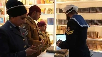 UK Military: The books called Nitnem Gutkas were issued by the UK defence Sikh network at a ceremony in London.