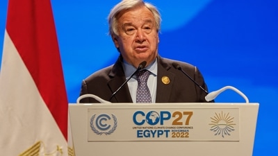 Antonio Guterres: Secretary-General of the United Nations Antonio Guterres speaks. (Reuters)
