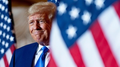 Donald Trump: Former President Donald Trump takes the stage to speak. (AP) Donald Trump: Former President Donald Trump takes the stage to speak. (AP)