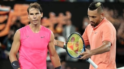 Rafael Nadal and Nick Kyrgios (Getty Images) Rafael Nadal and Nick Kyrgios (Getty Images)