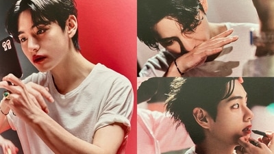 V aka Kim Taehyung in BTS' Proof Collector’s Edition album.