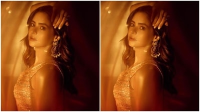 Aamna teamed a beige blouse with silver sequin details, with a long flowy organza skirt with floral details and zari details at the borders. With a satin dupatta with silver sequins, Aamna completed her look perfectly. (Instagram/@aamnasharifofficial) Aamna teamed a beige blouse with silver sequin details, with a long flowy organza skirt with floral details and zari details at the borders. With a satin dupatta with silver sequins, Aamna completed her look perfectly. (Instagram/@aamnasharifofficial)