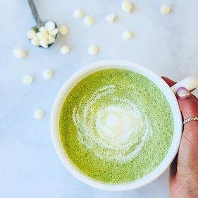 Matcha White Chocolate Latte recipe (Pinterest) Matcha White Chocolate Latte recipe (Pinterest)