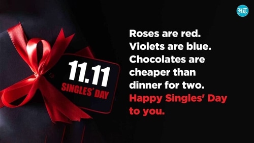 Singles' Day celebrates single people and mocks couple-centric holidays. (HT Photo) Singles' Day celebrates single people and mocks couple-centric holidays. (HT Photo)