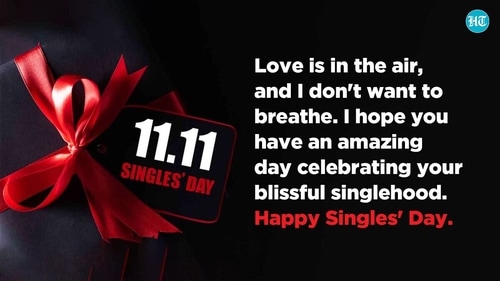 Singles' Day falls annually on November 11. (HT Photo) Singles' Day falls annually on November 11. (HT Photo)