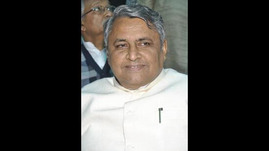 Bihar finance minister Vijay Kumar Choudhary. (HT Photo) Bihar finance minister Vijay Kumar Choudhary. (HT Photo)