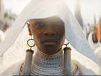 Black Panther Wakanda Forever review: Letitia Wright in a still from the film.