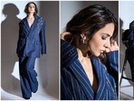 Rakul Preet Singh channels inner hot boss lady in a shirtless pantsuit. (Instagram) Rakul Preet Singh channels inner hot boss lady in a shirtless pantsuit. (Instagram)