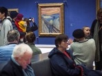 People look at Edvard Munch's People look at Edvard Munch's