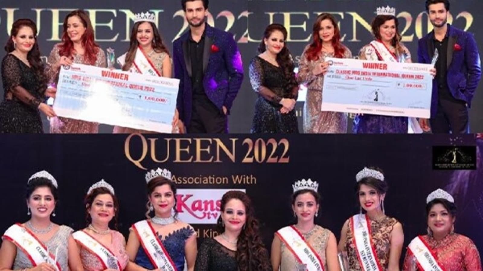 Mrs. Pallavi Tandon and Mrs. Parul Sharma won Mrs India International