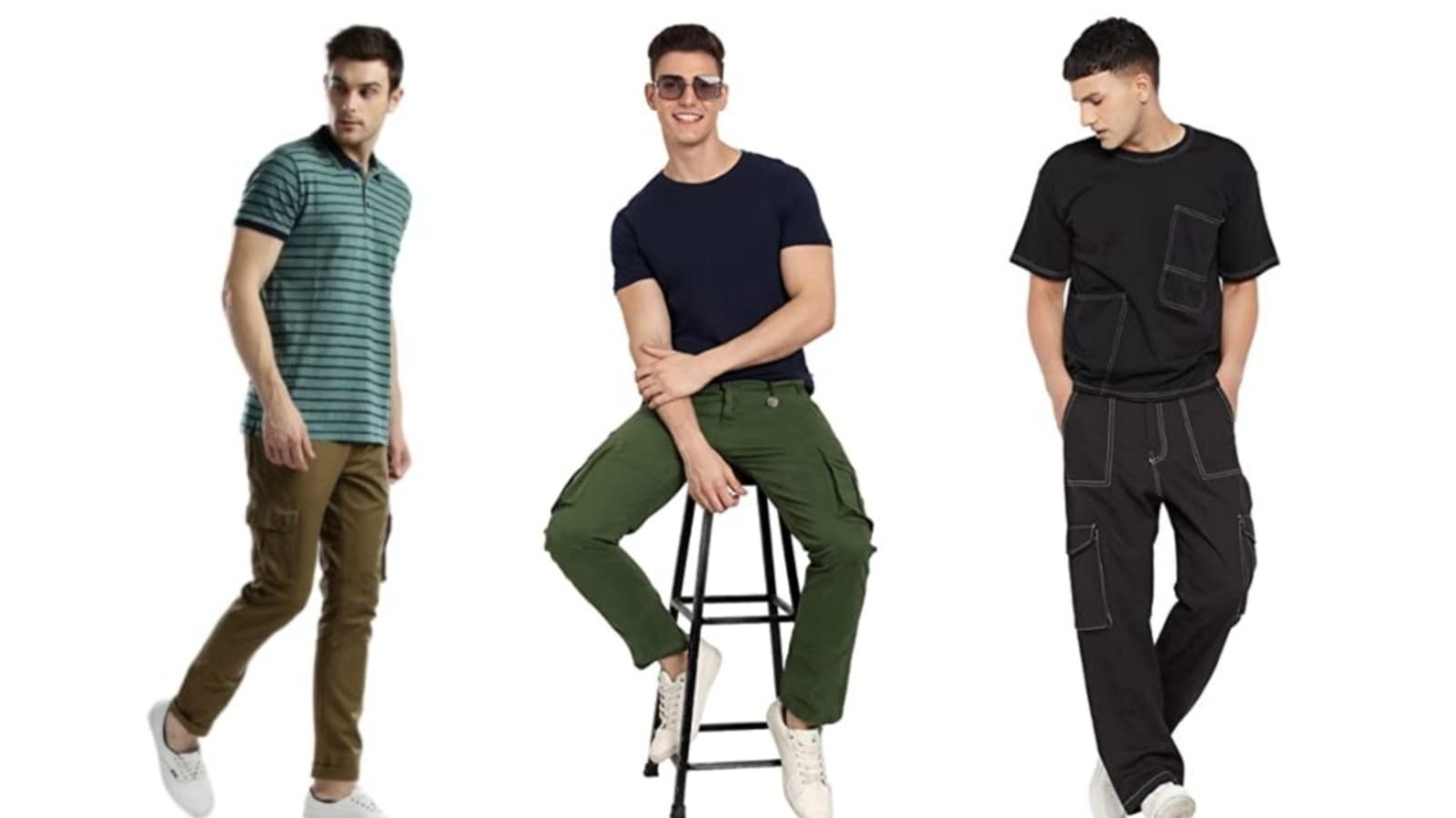 Buy Brown Trousers & Pants for Men by Hubberholme Online | Ajio.com