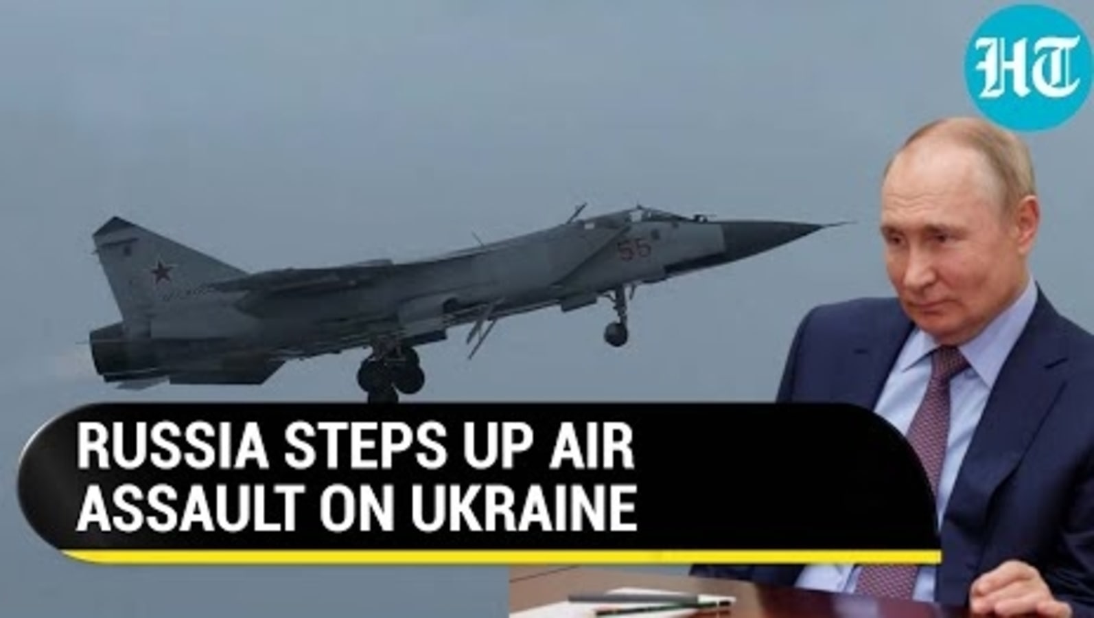 Ukrainian jet and chopper downed by Russian fighters | Putin's fiery ...