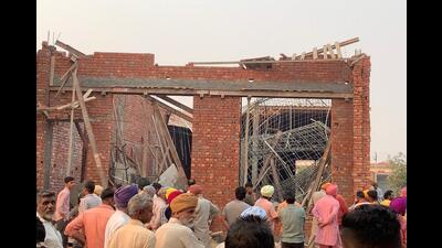 The incident took place at around 3pm on Friday. (HT photo)