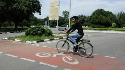 UT chief engineer CB Ojha has suspended junior engineer Trilochan Singh for failing to maintain the cycle tracks in good condition under his jurisdiction. (HT file photo) UT chief engineer CB Ojha has suspended junior engineer Trilochan Singh for failing to maintain the cycle tracks in good condition under his jurisdiction. (HT file photo)
