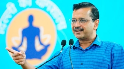 (File photo) Delhi Chief Minister Arvind Kejriwal addresses during an interaction with yoga instructors. (ANI) (HT_PRINT) (File photo) Delhi Chief Minister Arvind Kejriwal addresses during an interaction with yoga instructors. (ANI) (HT_PRINT)