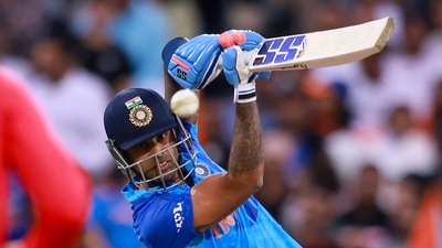 Suryakumar Yadav has scored over 1000 runs this year in T20Is (AP)
