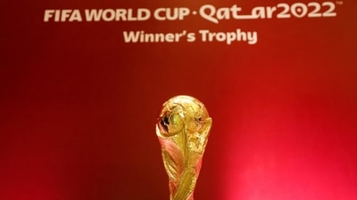 FIFA World Cup trophy. (REUTERS)