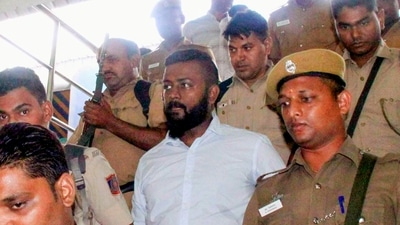 File photo of Sukesh Chandrashekhar. (PTI Photo) File photo of Sukesh Chandrashekhar. (PTI Photo)