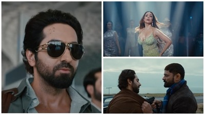 An Action Hero trailer: Ayushmann Khurrana stars with Jaideep Ahlawat in the film. An Action Hero trailer: Ayushmann Khurrana stars with Jaideep Ahlawat in the film.