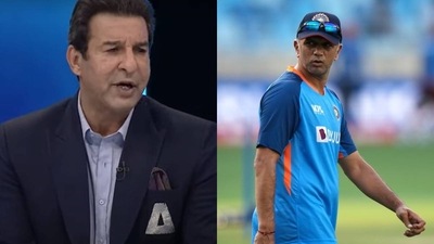 Wasim Akram; Rahul Dravid Wasim Akram; Rahul Dravid