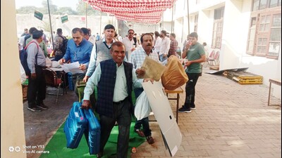 Polling to elect 2,684 panchayat members in Haryan on Saturday