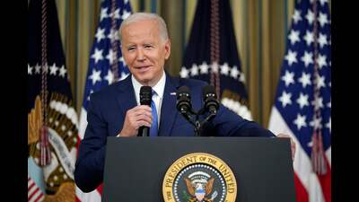 US President Joe Biden speaks during a press conference a day after the US midterm elections, from the State Dining Room of the White House in Washington, DC, November 9, 2022 (AFP) US President Joe Biden speaks during a press conference a day after the US midterm elections, from the State Dining Room of the White House in Washington, DC, November 9, 2022 (AFP)