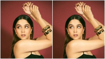 Sharvari played muse to fashion designer house Runaway and picked a stunning black gown from the shelves of the designer house. (Instagram/@sharvari) Sharvari played muse to fashion designer house Runaway and picked a stunning black gown from the shelves of the designer house. (Instagram/@sharvari)