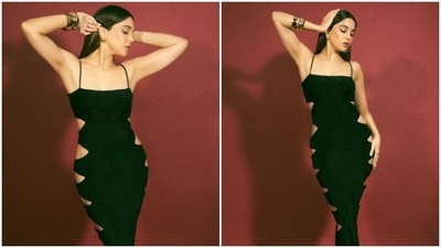 Sharvari Wagh’s sense of sartorial fashion always manages to make us drool. The actor believes in keeping it stylish and comfortable. In stunning ensembles, the actor knows how to set the fashion bar higher for us to conquer. A day back, Sharvari shared a slew of pictures of herself from one of her recent fashion photoshoots and gave us major date night fashion goals. Check out her pictures here. (Instagram/@sharvari) Sharvari Wagh’s sense of sartorial fashion always manages to make us drool. The actor believes in keeping it stylish and comfortable. In stunning ensembles, the actor knows how to set the fashion bar higher for us to conquer. A day back, Sharvari shared a slew of pictures of herself from one of her recent fashion photoshoots and gave us major date night fashion goals. Check out her pictures here. (Instagram/@sharvari)