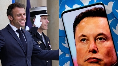 French President Emmanuel Macron and Twitter Inc. owner Elon Musk. French President Emmanuel Macron and Twitter Inc. owner Elon Musk.