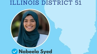 In the race for the Illinois State House of Representatives' 51st District, Nabeela bagged 52.3% votes (source: Instagram/nabeelasyed)