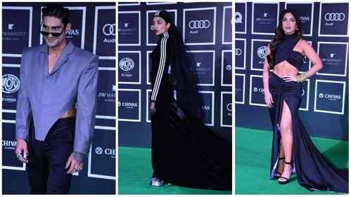 Prateik Babbar, Sobhita Dhulipala and Bhumi Pednekar at the GQ awards on Thursday. (Varinder Chawla) Prateik Babbar, Sobhita Dhulipala and Bhumi Pednekar at the GQ awards on Thursday. (Varinder Chawla)